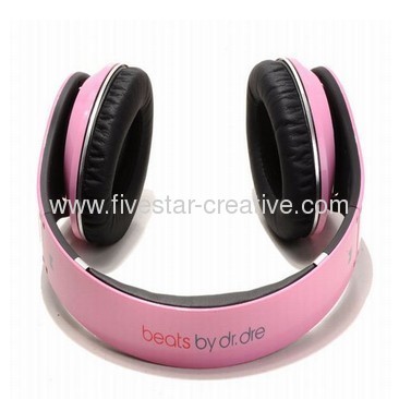 Monster Beats by Dr.Dre Studio Pink High Definition Over-Ear Headphones