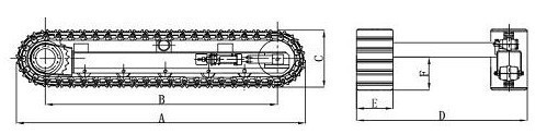 Custom rubber crawler tracks