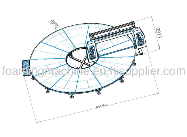 Computerized circle cutting machine 