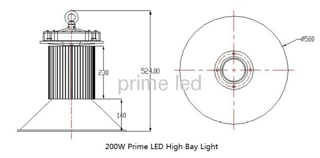 200W LED High Bay Lights 