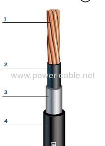 Copper conductor XLPE Insulated overhead cable