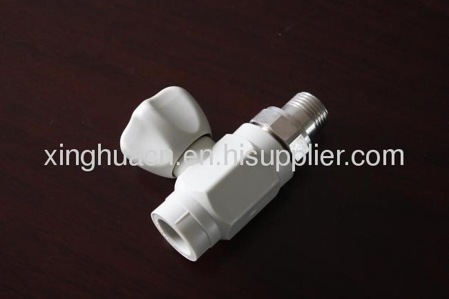 2013 hot sale grey male Straight radiator Valves 20*1/2