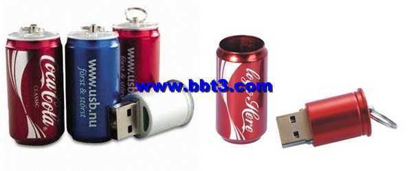 Coke cans shape promotion USB drives