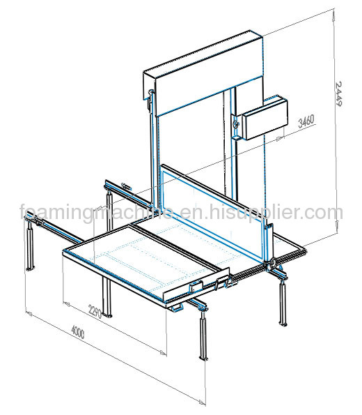 VERTICAL FOAM CUTTING MACHINE