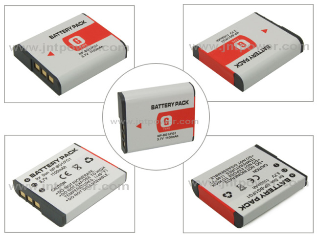 3.7V 1100mah Camera Battery for Sony NP-BG1 NP-FG1