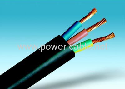 Rubber cable 1kv with copper conductor rubber insulaion IEC