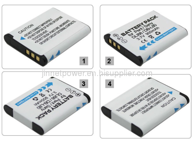 Replacement Battery For Pentax D-Li88 Optio W90 P80 WS80 P70 DB-L80