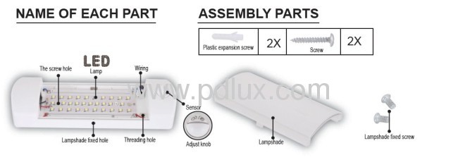 Infrared Motion Sensor Lamp