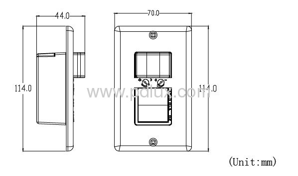 Infrared motion sensor PD-PIR124-V3