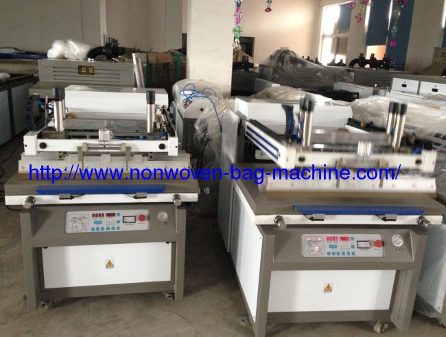 Microcomputer screen printing machine