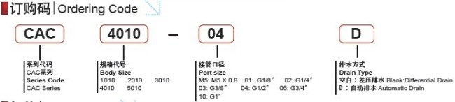 CAC1010-5010 Series Air Combination (FR.L Combination)