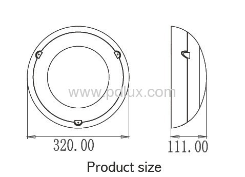 Microwave Sensor Lamp PD-LED2003