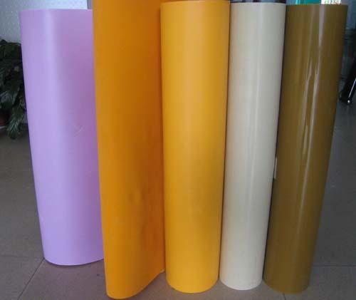 various colors and size plastic sheet material