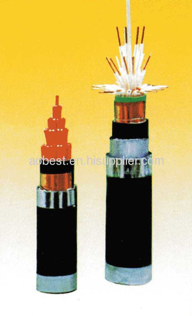 Copper Conductor,PVC Insulated and Sheathed,Copper-tape Screened Control Cablekvvp2