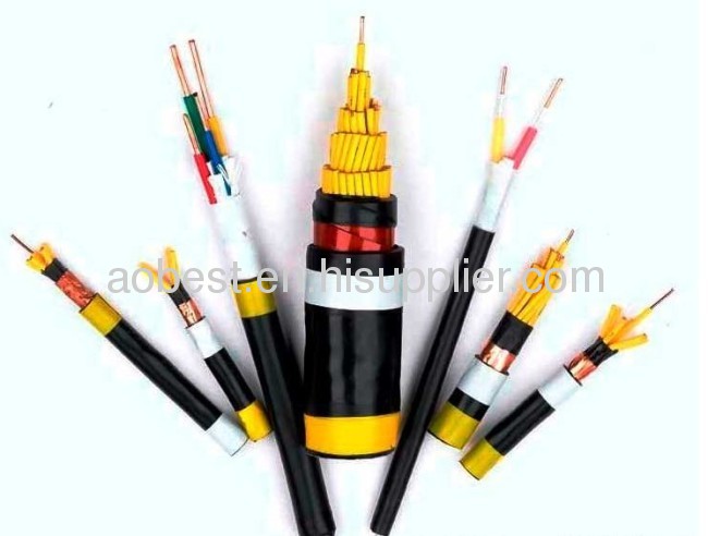 Copper conductor XLPE insulated PVC sheathed control cable KYJV