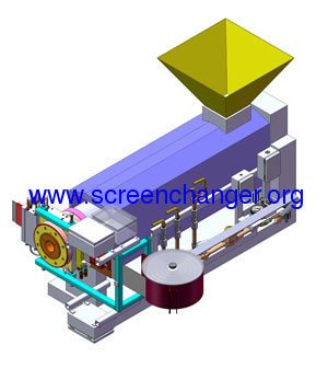 automatic screen changer for plastic machinery