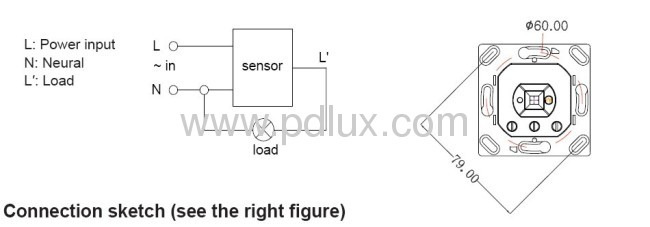 Infrared Sensor used for detecting motion 200A