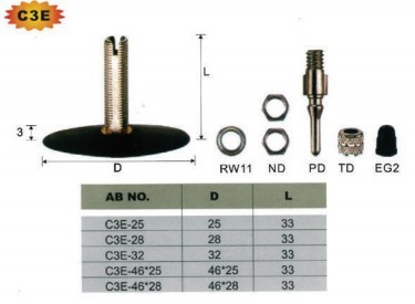 Bicycle & Motorcycle Tube Valves 