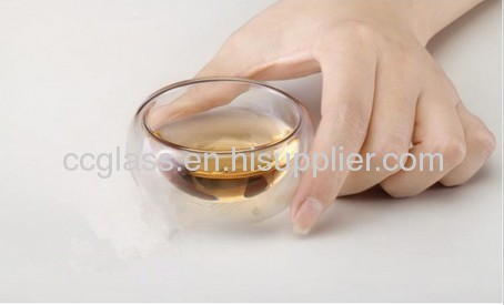 Insulated Borosilicate Double Wall Glass Tea Cups