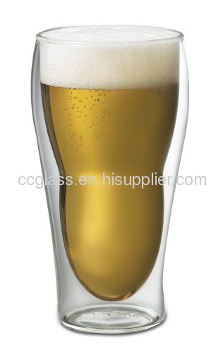 Borosilicate Double Wall Glass Beer Cups