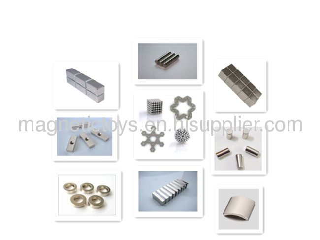 Segment sintered NdFeB magnet for sensor or motor