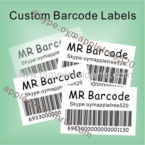 Custom Blank Labels for Barcode Sticker Printer,Anti-counterfeiting Barcode Asset Sticker,Destructible Vinyl Labels