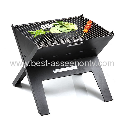 Thickening stainless steel BBQ grill outdoor portable bbq charcoal bbq box household carbon stove barbecue supplies