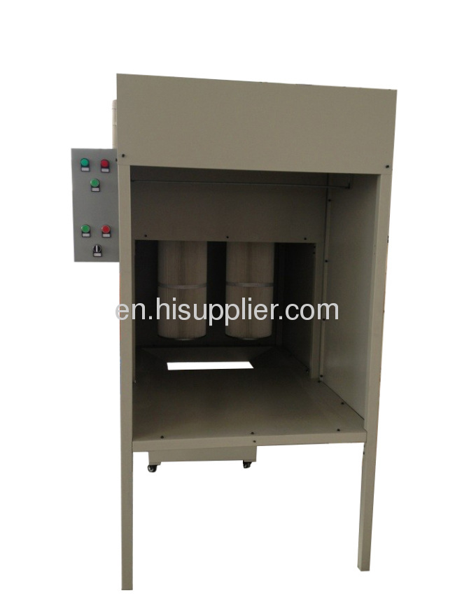 manual powder coating booth 