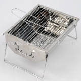 New style stainless steel barbecue pits but fold, portable carrying outdoor barbecue grill buffet BBQ Burn oven