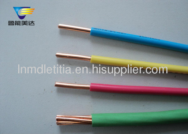 450V-750V PVC insulated electric wire cable 