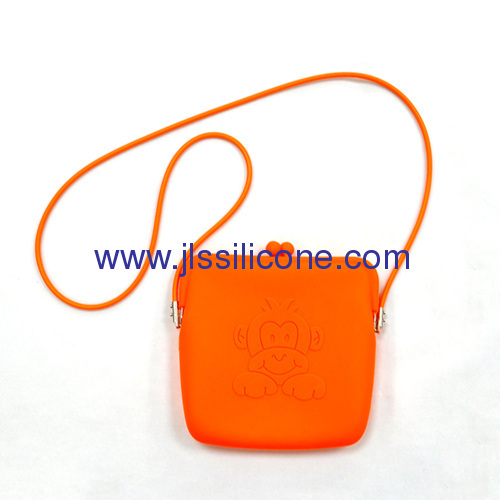 Fashion lady silicone shoulder bag