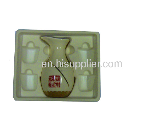 vaccumed forming plastic tray for tea tin