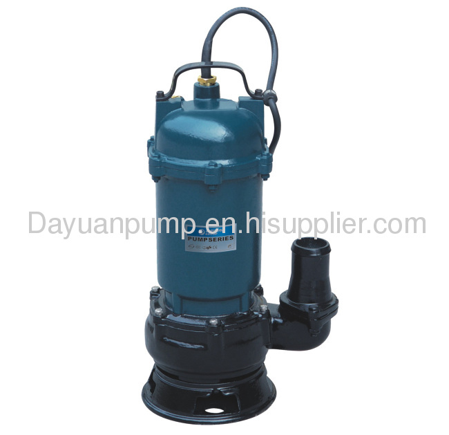 0.55KW/0.75HP 1.510 m3/h 8m 20.5kg cast iron Submersible Sewage Pump 