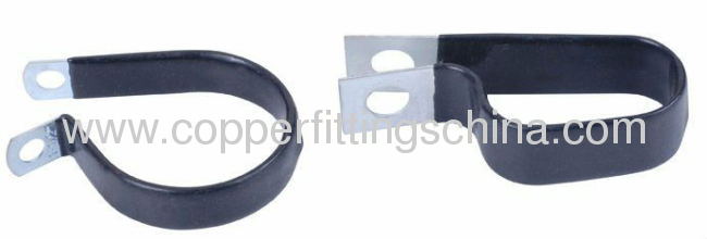 Stainless Steel Fixing Hose Clamp with Rubber Cushioned
