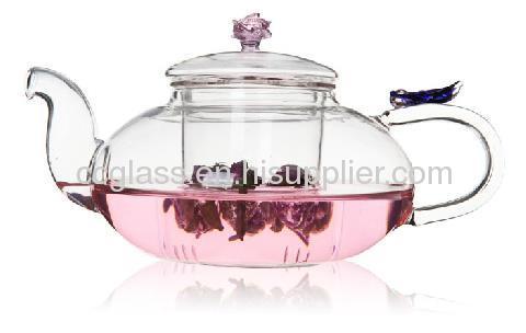 Heat Resistant Borosilicate Glass Teapots