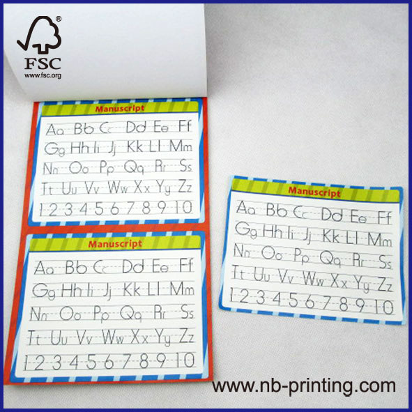 most popular 3 subject paper stickers pad for school/education ECO-friendly