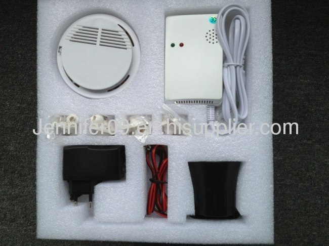 monitor&wireless audio intercom gsm security wireless smart security alarm system with LCD diaplay and keypad