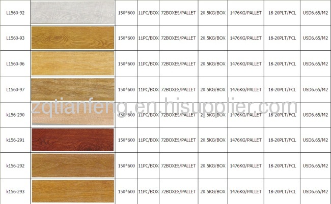 WOODEN CERAMIC FLOOR / WALL TILES