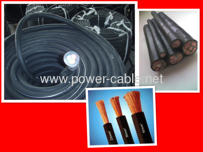 450/750v rubber flexible cables copper conductor UL