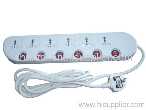 6 socket power strip