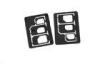 4.9 x 3.9 cm Multifunction SIM Card Holder 3 in 1 For Normal Phone