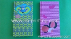 delicated hardcover notebook with colorful inner