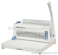 manual plastic ring comb binding machine