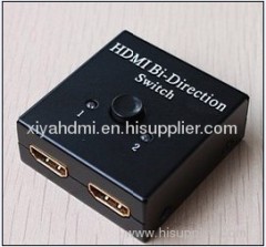 Hot sales HDMI BI-Direction 2 to 1 switcher,1 to 2 splitter,supports 4k*2k