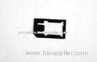 1.5 x 2.5cm MINI SIM Adapter , Black Plastic ABS iPhone 4 / 4S