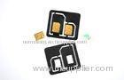 Regular 2 in 1 Nano Dual SIM Card Adapters With Black Plastic ABS