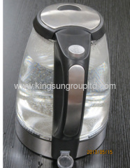 electric clear glass kettle