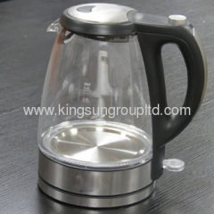 electric clear glass kettle