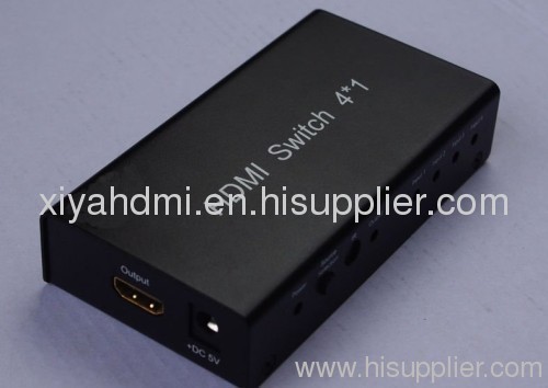4*1 HDMI switch supports 3D
