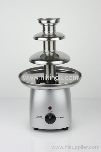 hot seling stainless steel chocolate fountain for home use